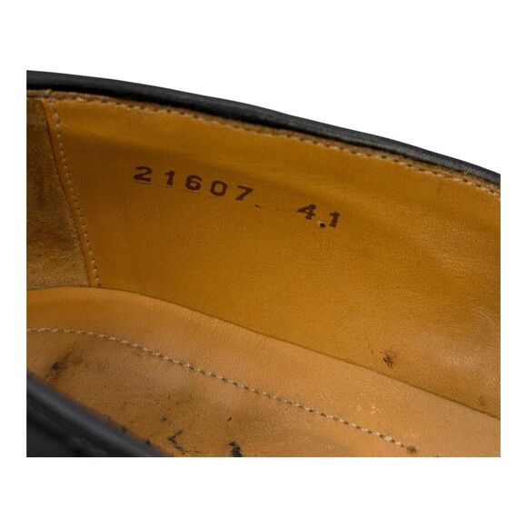 MAGNANNI Woven Black Leather Loafers Spain With Woven Tassel Men’s Size 41 - 8US main image 6
